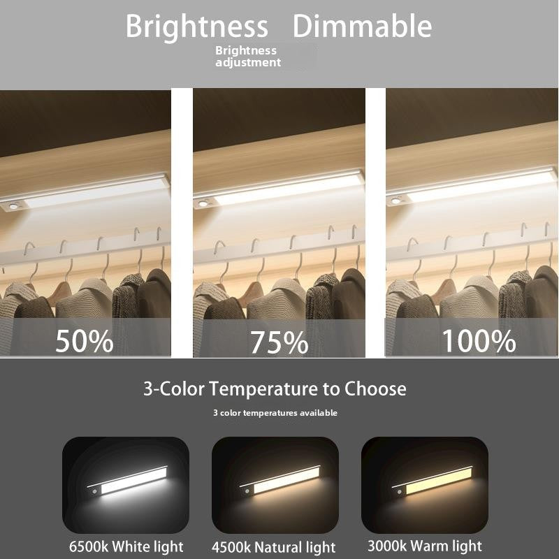 Rechargeable Motion Sensor LED Cabinet Light – USB-C